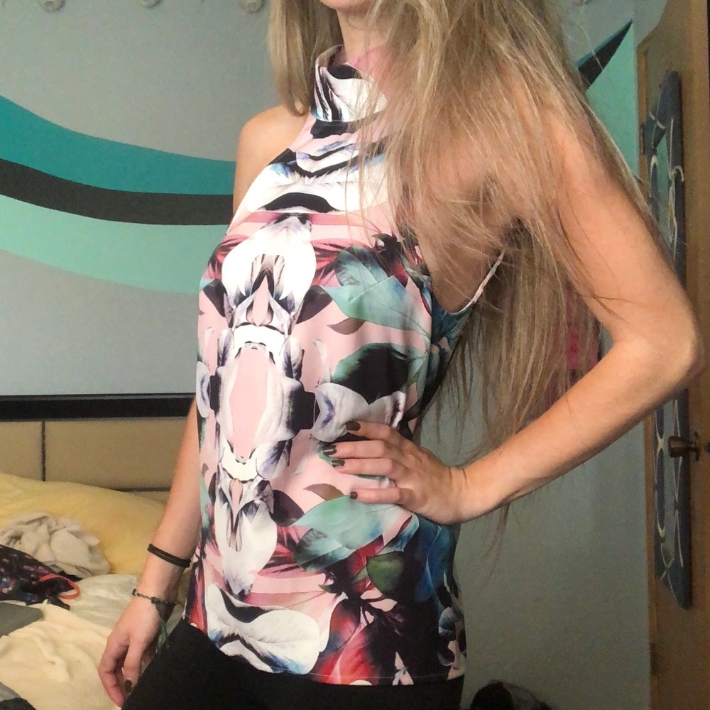 High Neck Kaleidoscope Tank (S)